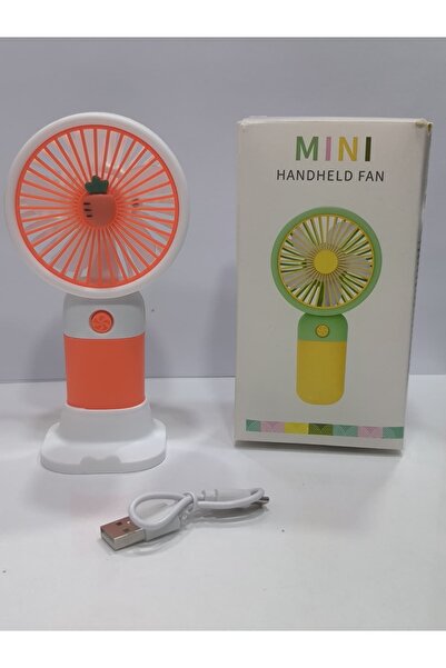 Estone Taşınabilir Mini Fan USB Şarjlı El Vantilatörü 3 Kademeli Sessiz