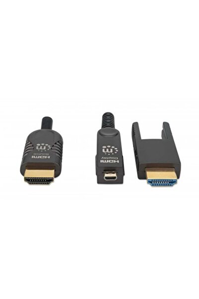 MANHATTAN Cablu LWL HDMI-St. la HDMI/Micro-HDMI-St. 4K 50m