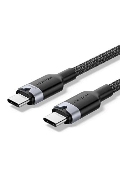 Vention Kabel USB-C do USB-C 2.0 PD 3.1 5A 240W 1m czarny