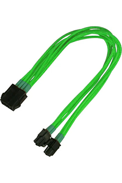 Nanoxia Kabel EPS Verl√§ngerung, 30 cm, Single, neon-gr√ºn