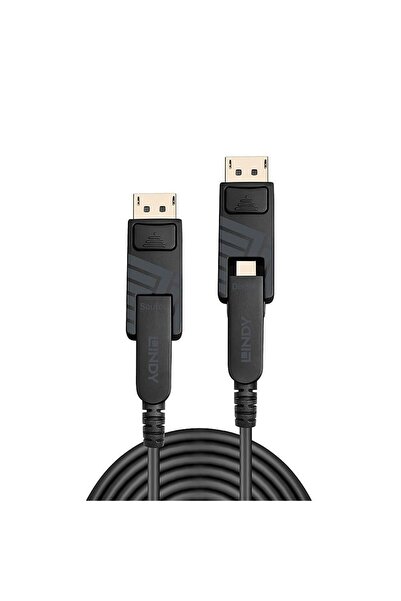 LİNDY Cablu DisplayPort Hibrid cu Fibră Optică 1.4, 10m