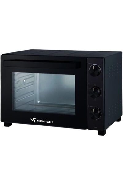 MEBASHI Electric Oven | 60L Black Oven with Timer, Temperature Control,(2200W...