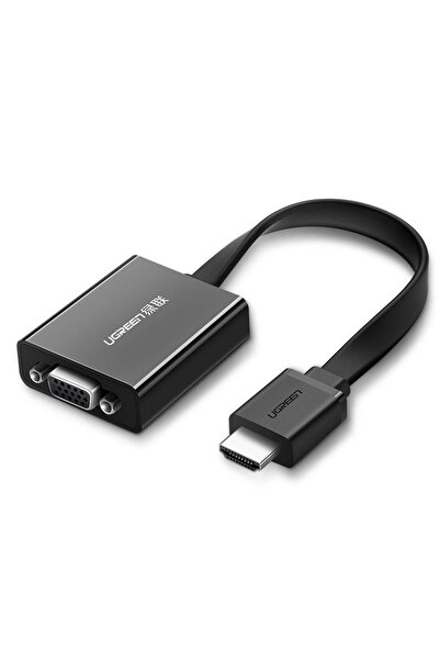 Ugreen Adaptor convertor HDMI - VGA micro USB / audio 3,5 mm mini jack negru ...