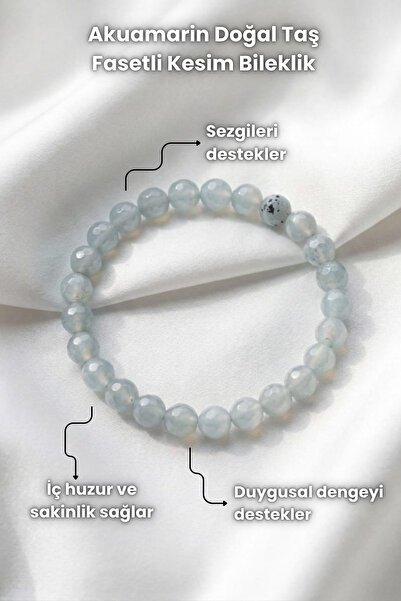 Elifsu Jewelry Natural Stone Faceted Cut Bracelets Orange Agate Green Blue Ag...