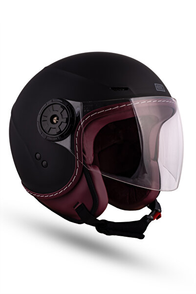 Origine Garda Mat Siyah Açık Kask