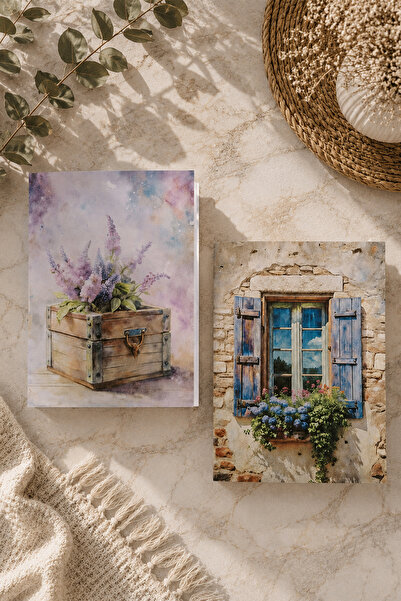 giftkonsept Vintage Floral Cottagecore Themed Unlined Notebook Set