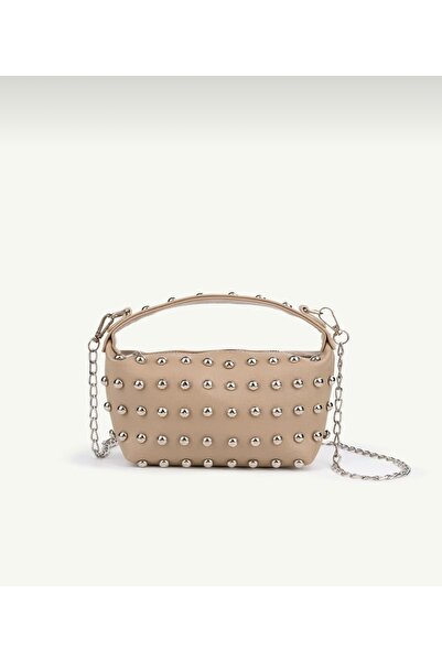 Mybag حقيبة كوكاك للنساء بسلسلة مرصعة وتفاصيل مفصلة لحملها على الكتف