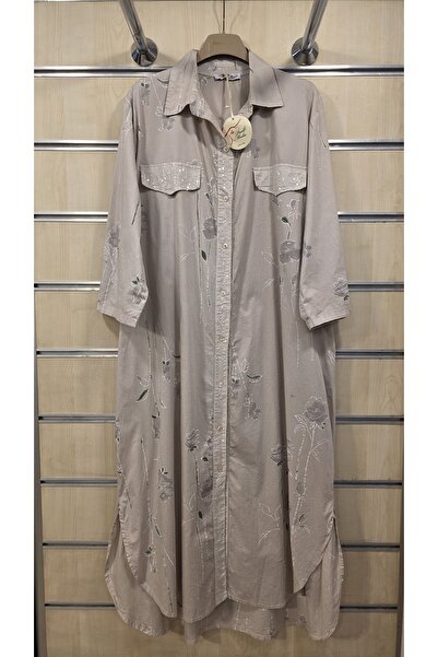 Park Moda Italian Cotton Long Shirt Dress