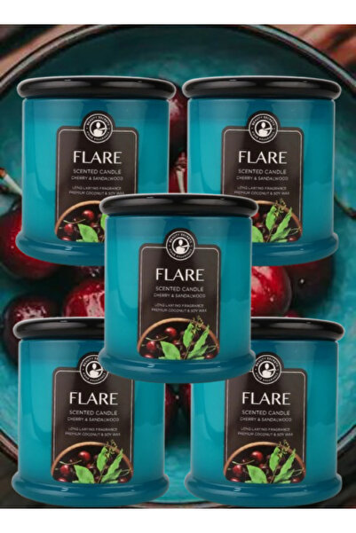 The Beauty Secrets 5 Pieces Flare Scented Candle 500grams
