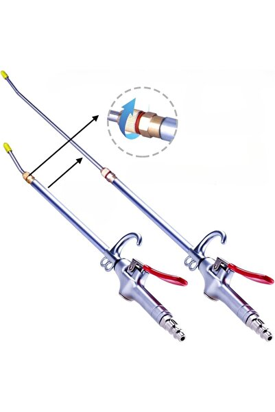 OEM Pistol cu tija extensibila suflat radiatoare de praf, montat la compresor...