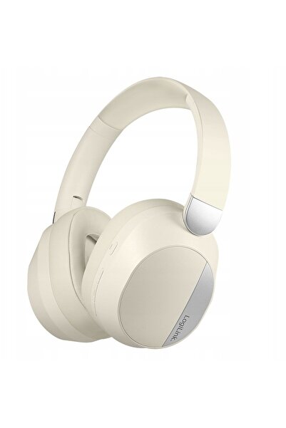 LogiLink Căști cu microfon, Bluetooth 6.0, ANC, crem