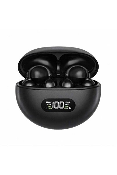 Micro Speed MS-1666 Open Ear Clip Wireless Earbuds with LED Display Charging ...