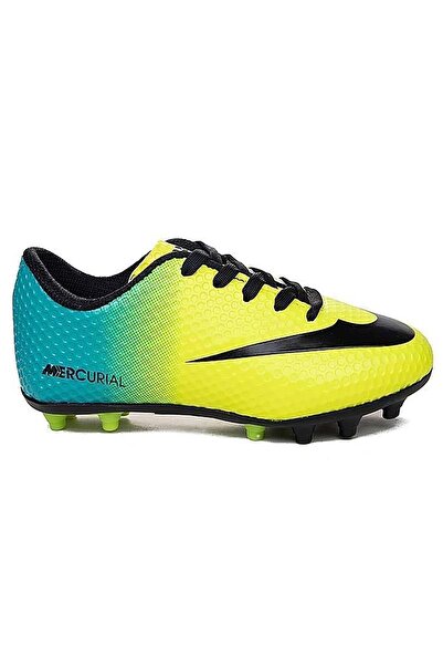 Bluefeet Wlk Yellow Turquoise Football Boots Boys' Football Shoes