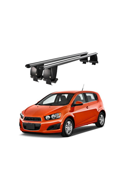 OEM Aluminum car trunk crossbars compatible with smooth roof Chevrolet Aveo T...
