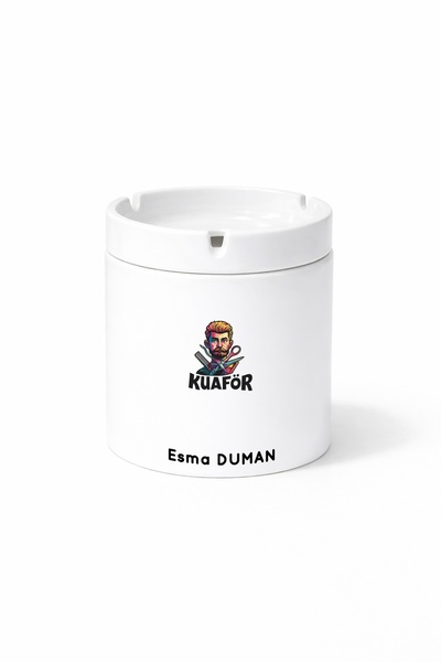 Kirbi Reklam Kuaför Berber Erkek Meslek Kişiye Özel Çift Taraflı Baskılı Kül ...