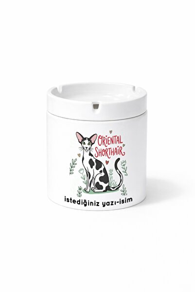 Kirbi Reklam Animal Oriental Shorthair Cat Oriental Short-Haired Printed Ash ...