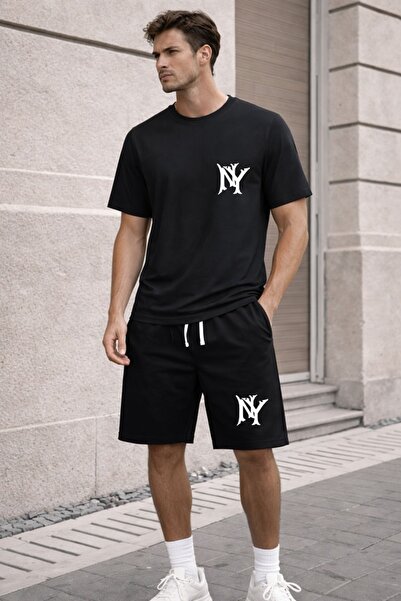 x-compass life Unisex Women Men Ny Style Premium Unisex Shorts Set