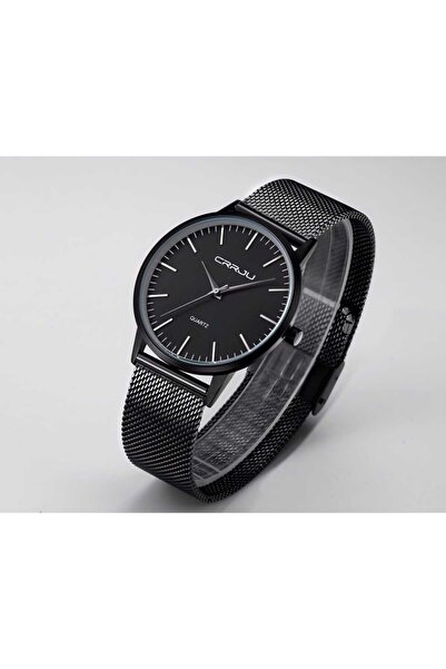 CRRJU Watch CASUAL CRRJU WATCH, BLACK METALLIC Belt AND BATTERY INCLUDED.