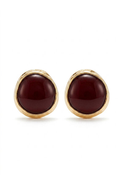 GenelTedarik Steel Gold Framed Trendy Earrings |   Does Not Darken |   Women'...