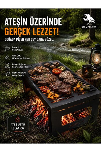 CAMPFLOW Ateş Üstü Izgara
