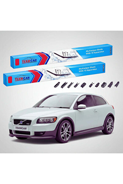 TEAMCAR Υαλοκαθαριστήρες Volvo C30 2006-2010 |   Εμπρόσθιο Σετ Επίπεδων Εξαρτ...