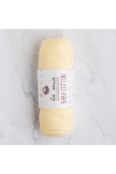Lamia La Mia Baby Cotton Bebe Yellow Hand Knitting Yarn - L028