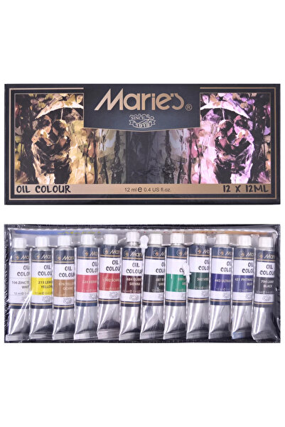 Maries Yağlı Boya 12 Renk E1381