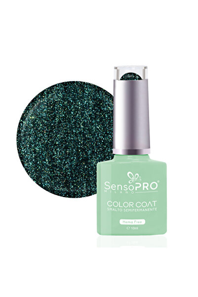 SensoPRO Milano Hema Free Semipermanent Nail Polish - #91 Emerald Shine, 10ml