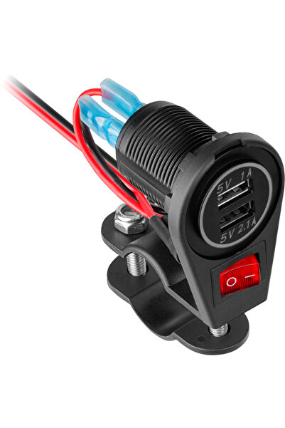 Peiying ГЋncДѓrcДѓtor pentru motocicletДѓ 2xUSB 3100 mA