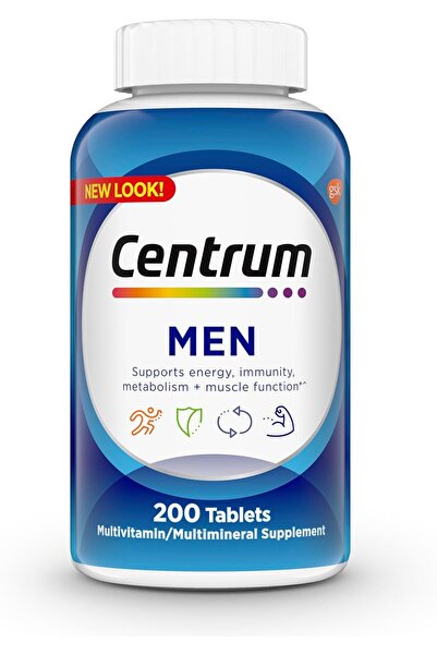 Centrum فيتامينات متعددة للرجال، مكمل متعدد المعادن مع فيتامين د3، فيتامينات ...