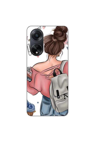 OEM Husa compatibila cu Oppo A98 5G Silicon Gel Tpu Model Girl Fashion School
