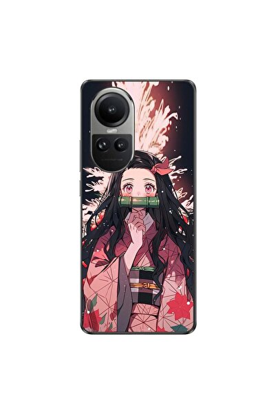 OEM Husa compatibila cu Oppo Reno10 5G Silicon Gel Tpu Model Demon Slayer Nezuko