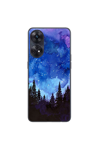 OEM Husa compatibila cu Oppo Reno 8T 4G Silicon Gel Tpu Model Night Forest