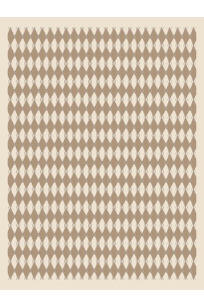 Beyaz İpek Soft Scarf 1001-Mink/Cream
