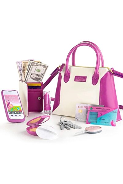 indiggo Детска чанта за играчки MiniDiva Glam Bag, 3+ години, Бяло/Лилаво