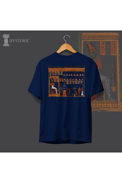 Hystoric Wear Egyptian Mythology Back Printed Oversize T-Shirt