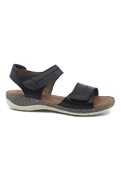 Reflexan Sandale de damă din piele, cu barete reglabile, talpă flexibilă cu s...