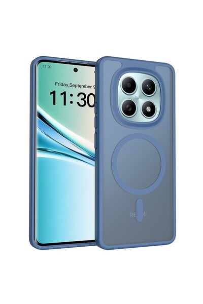 sscase Magsafe Ημιδιάφανη Σκληρή Θήκη Blue (Xiaomi Redmi Note 15 5G/Poco M8 5G)