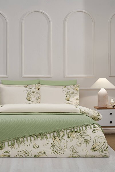 Özdilek Paisley Wind Double Pique Duvet Cover Set