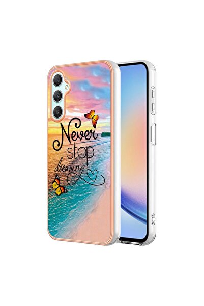 sscase Electroplating Marble Σκληρή Θήκη Never Stop Dreaming (Samsung Galaxy ...