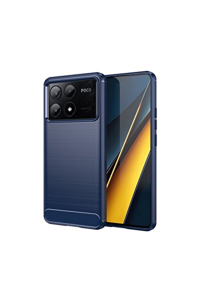 sscase Brushed Carbon Θήκη Σιλικόνης Blue (Xiaomi Poco X6 Pro 5G)