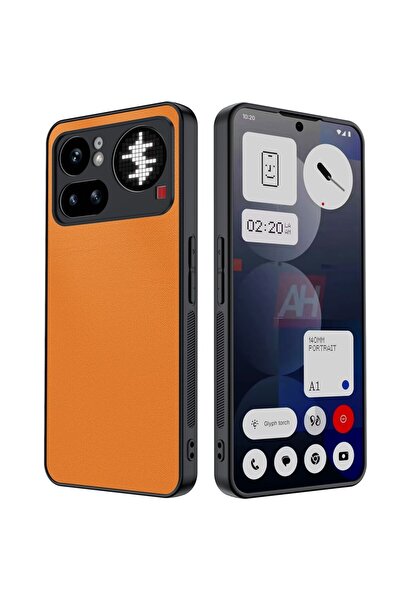 sscase Leather Coated Σκληρή Θήκη Orange (Nothing Phone (4a) Pro)