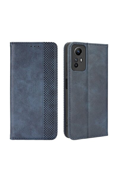 sscase Retro Θήκη Βιβλίο Blue (Xiaomi Redmi Note 12S 4G)
