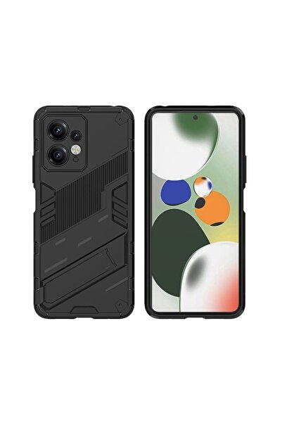 sscase Punk Armor Σκληρή Θήκη με Στήριγμα Black (Xiaomi Redmi Note 12 4G)