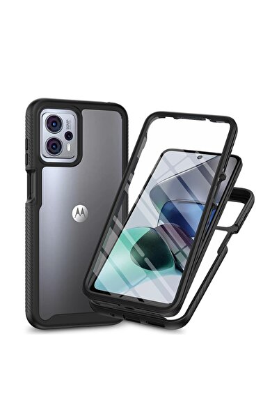 sscase 360 Degrees Coverage Σκληρή Θήκη Black (Motorola Moto G13 / G23)