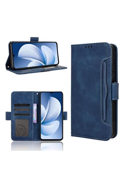 sscase Multiple Cards Θήκη Πορτοφόλι Blue (Realme Note 70T 4G)