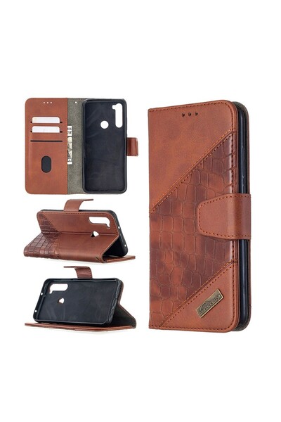 sscase Matching Color Θήκη Πορτοφόλι Brown (Xiaomi Redmi Note 8T)