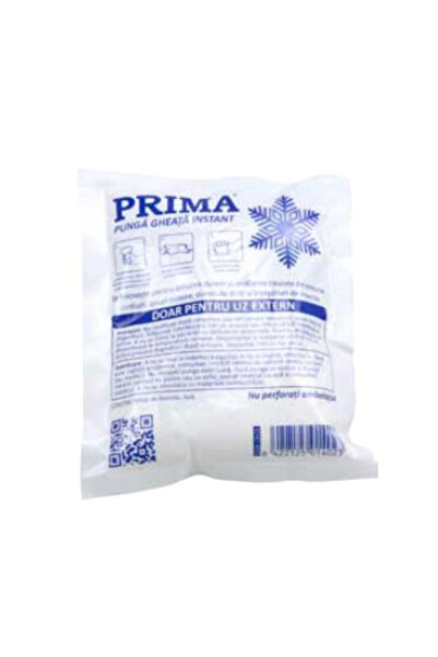 Prima Prima Instant Ice Bag, 15cm x 23cm, 260g, ammonium nitrate and water
