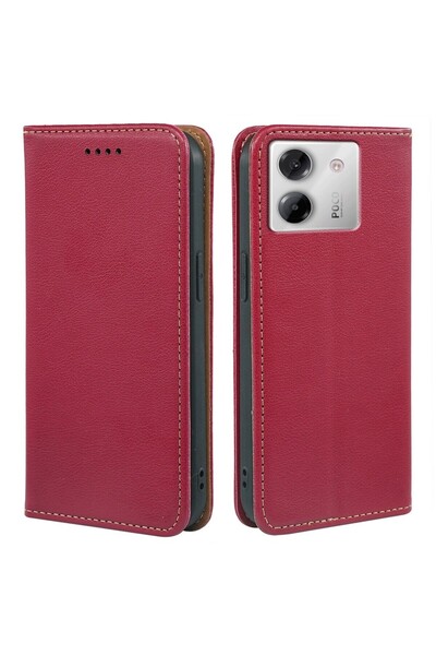sscase Gloss Θήκη Βιβλίο Red (Xiaomi Poco M7 Pro 5G)
