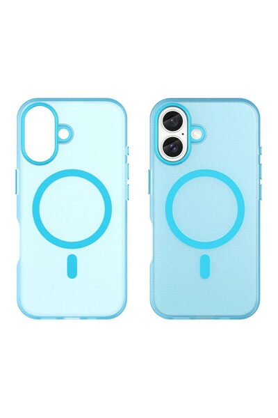 sscase Magsafe Ημιδιάφανη Θήκη Σιλικόνης Light Blue (Apple iPhone 16)
